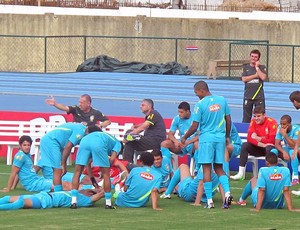 Treino da Seleção brasileira (Foto: Leandro Canônico / Globoesporte.com)