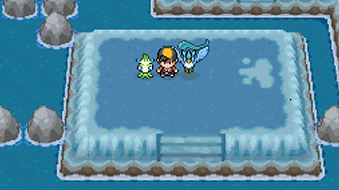 Articuno está nas Seagoam Islands e é um dos três pássaros lendários de Heart Gold e Soul Silver (Foto: Reprodução/Serebii)