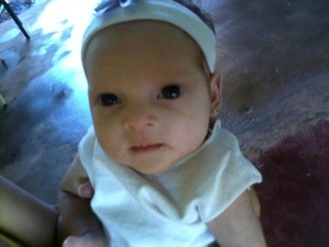 Isabella Barba, com três meses. (Foto: Arquivo pessoal/Divulgação)