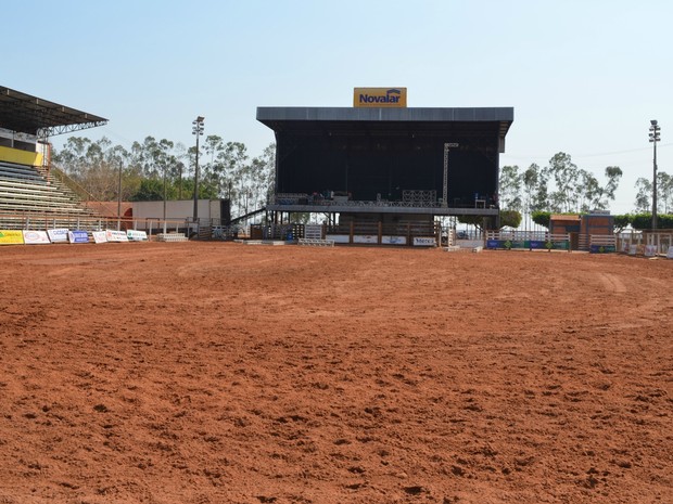 Parque passou por reformas para Expoac (Foto: Magda Oliveira/G1)