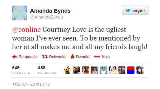  Amanda Bynes (Foto: Reprodução/Twitter)
