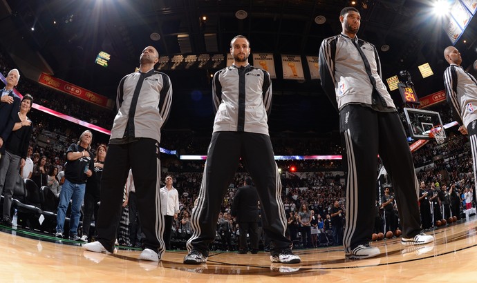 Tony Parker, Manu Ginobili e Tim Duncan, San Antonio Spurs (Foto: Getty)