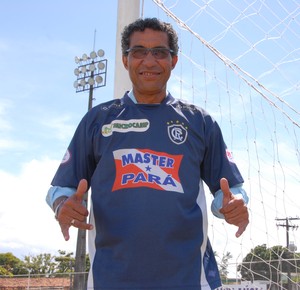 Adernave 'Barquinha', ex-jogador do AP que jogou no Remo (PA) (Foto: Gabriel Penha/GE-AP)