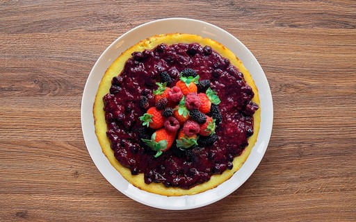 Receita De Cheesecake Geleia De Frutas Vermelhas Casa E Jardim