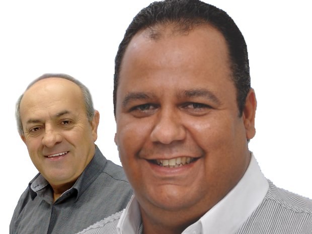 Candidato do PPL Cristiano Quintino e seu vice, Nilton de Oliveira (Foto: Divulgação)