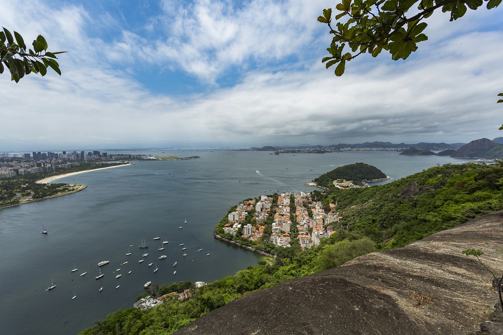 Vista para a baía de Guanabara no trecho 25 (Foto: Marcello Cavalcanti)