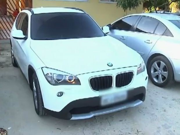 Um dos carros apreendidos junto com a quadrilha é avaliado em R$ 210 mil (Foto: TV Verdes Mares/Reprodução)