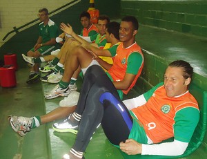 Treino Chapecoense ginásio futsal (Foto: Aguante Comunicação/Chapecoense)