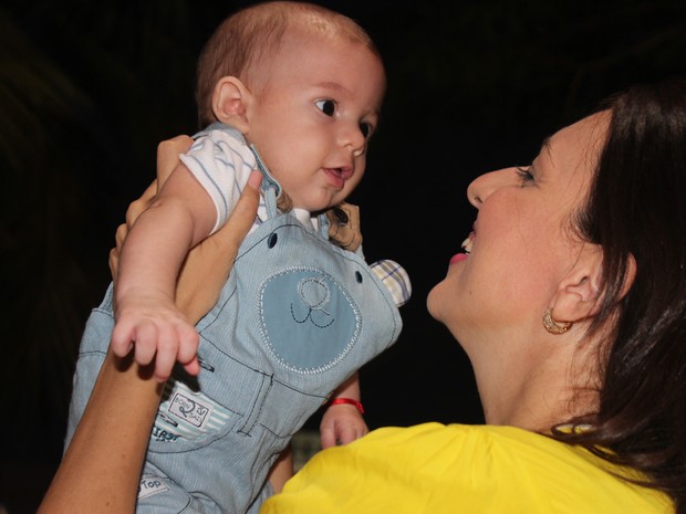 Cynthia Almeida diz que em momento algum desconfiou da gravidez (Foto: Fernando Brito/G1) Cynthia Almeida diz que em momento algum desconfiou da gravidez (Foto: Fernando Brito/G1)