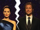 Museu separa estátuas de cera de Angelina Jolie e Brad Pitt após divórcio