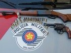 Polícia Militar apreende armas e munições em Itatiba