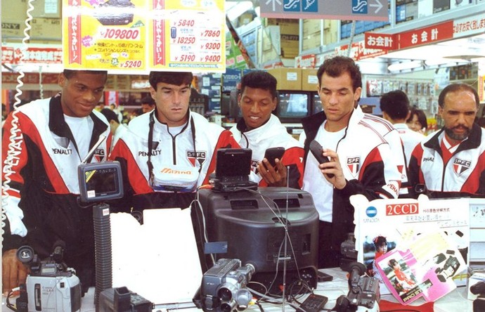 Ex-jogadores São Paulo Japão Mundial 1992 (Foto: Arquivo Histórico/São Paulo FC)
