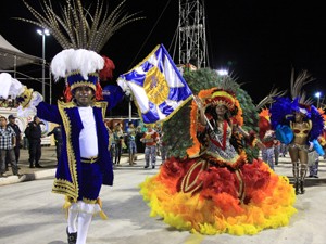 Favela do Samba em desfile das campeãs do Carnaval 2012 (Foto: De Jesus/O Estado)