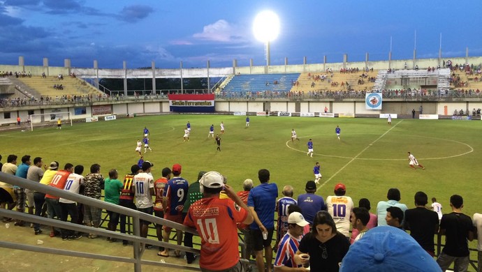 Estádio Mirandão, jogo entre Araguaína x Palmas pela 5ª rodada do Tocantinense 2016 (Foto: Vinícius Labre/ Divulgação)