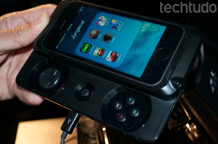 Junglecat é o novo joystick da Razer para iPhones (Foto: Monique Mansur/ TechTudo) Junglecat é o novo joystick da Razer para iPhones (Foto: Monique Mansur/ TechTudo)