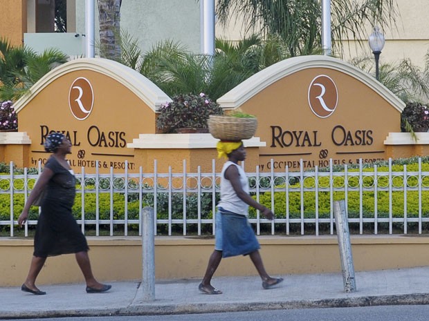 Hotel Royal Occidental, no Haiti (Foto: Swoan Parker /Reuters)