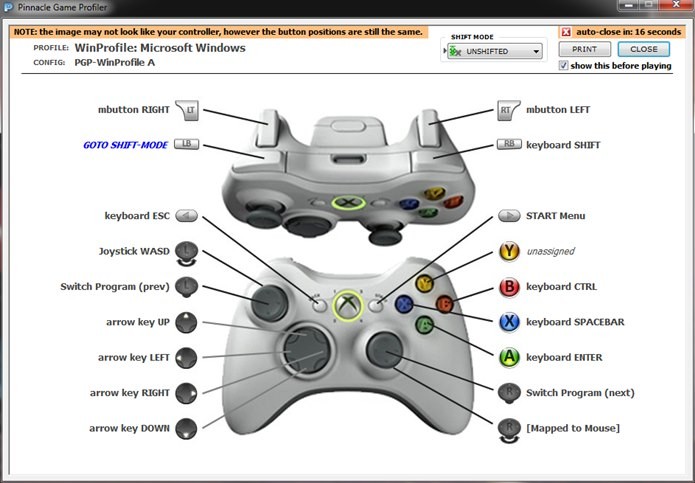 pinnacle game profiler vs xpadder