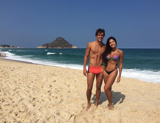 Felipe Roque e Aline Riscado (Foto: Reprodução / Instagram)