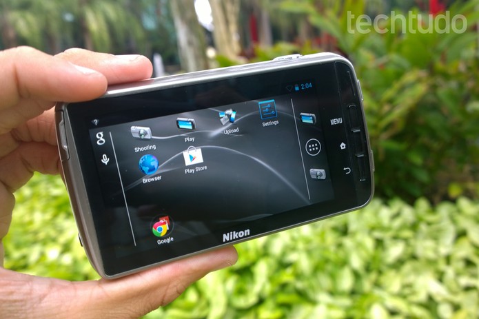 Interface do Android 4.2.2 Jellly Bean da Nikon Coolpix S810c (Foto: Lucas Mendes/TechTudo) Interface do Android 4.2.2 Jellly Bean da Nikon Coolpix S810c (Foto: Lucas Mendes/TechTudo)