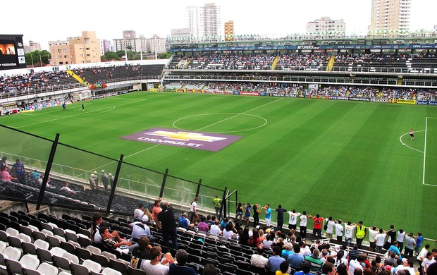 estádio Vila Belmiro jogo Santos (Foto: Marcelo Hazan)