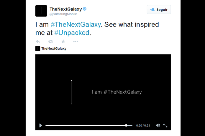 Samsung lança vídeo do Galaxy S6 que indica que smart será super fino (Foto: Reprodução/Barbara Mannara)