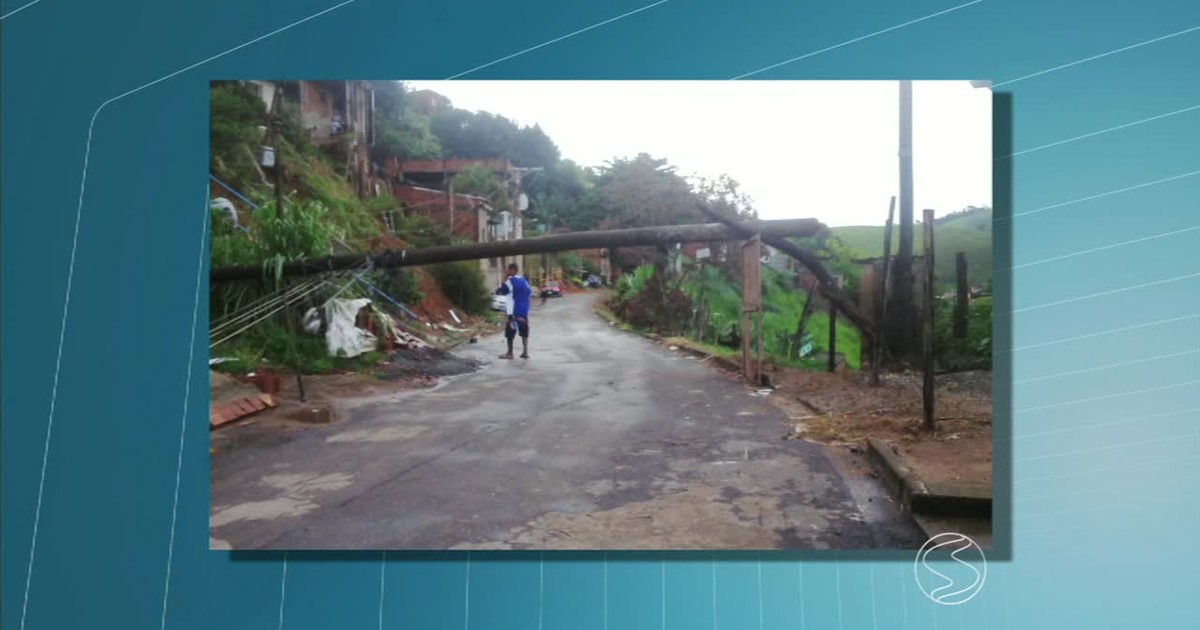 G Chuva forte provoca estragos em bairros de Volta Redonda RJ notícias em Sul do Rio e