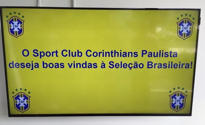 Corinthians prepara recepção e dá boas-vindas à seleção brasileira no CT