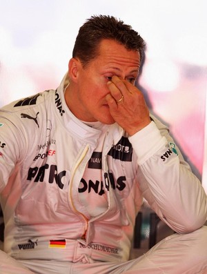 Schumacher na Espanha (Foto: Getty Images)