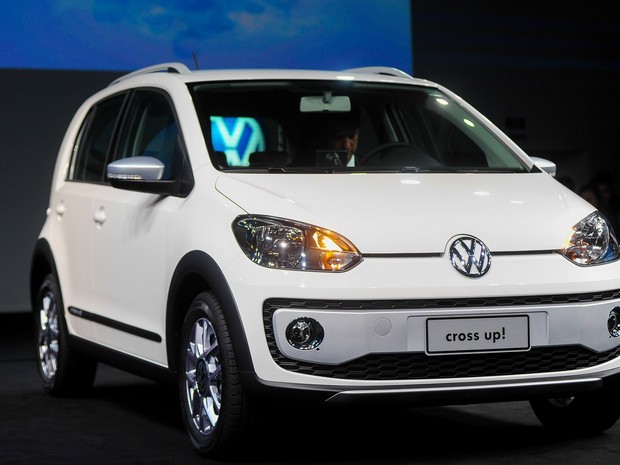 Volkswagen cross up! é apresentado no Salão do Automóvel de São Paulo (Foto: Alan Morici/G1)