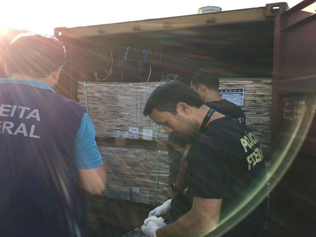 Cerca de 560 kg de cocaína foram apreendidos pela Receita Federal em Salvador (Foto: Divulgação / Receita Federal )