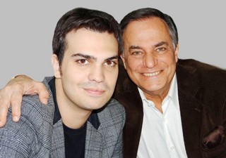 Léo Von e seu pai, o cantor e apresentador Ronnie Von (Foto: Divulgação)