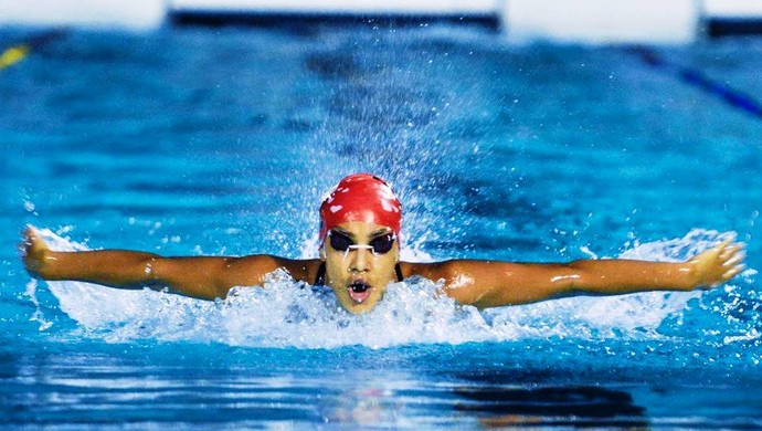 natação amazonas Luísa Marilac  (Foto: Alcides Netto)