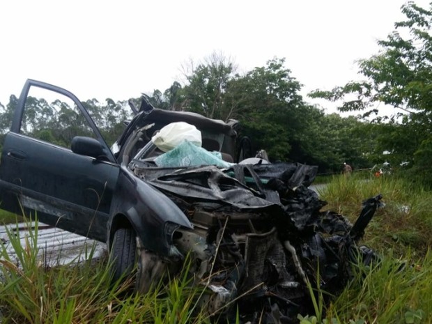 Homem morreu em acidente ocorreu na SC-416 (Foto: Reprodução/RBS TV)