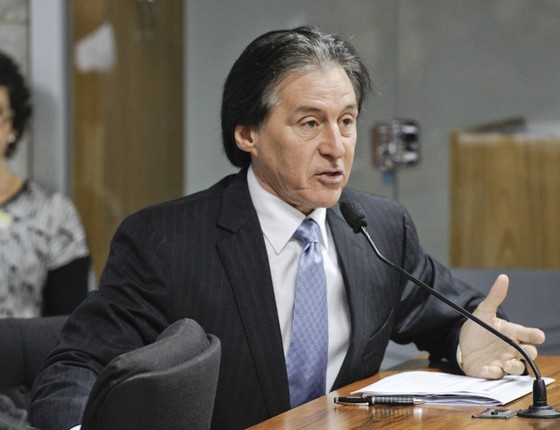 O senador Eunício Oliveira (PMDB-CE) (Foto: Pedro França/Agência Senado)