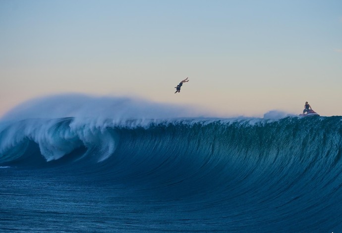 Mark Visser em foto feita pelo renomado fotógrafo Tim McKenna, em Teahupoo (Foto: Tim McKenna) Mark Visser em foto feita pelo renomado fotógrafo Tim McKenna, em Teahupoo (Foto: Tim McKenna)