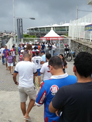 Fila na Arena Fonte Nova (Foto: Raphael Carneiro)