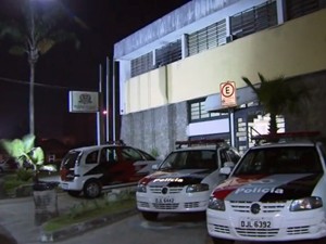 Delegacia Sede de Praia Grande (Foto: Reprodução/TV Tribuna)