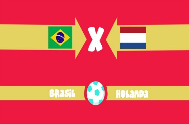 Brasil enfrenta a Holanda pela Copa do Mundo Fifa 2014 (Foto: Reprodução/TV TEM)