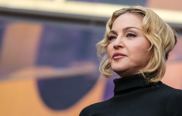 Madonna no "Sound for Change" (Foto: Redferns/ Agência Getty Images) Madonna no "Sound for Change" (Foto: Redferns/ Agência Getty Images)