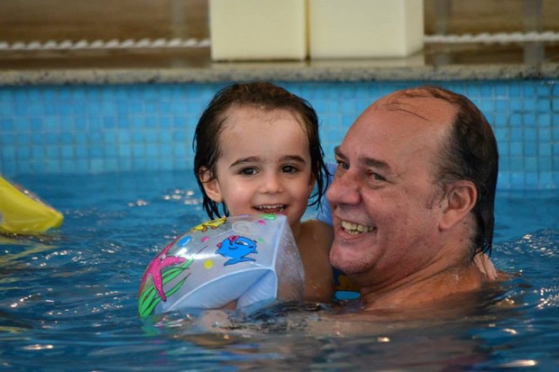 Paulo César Grande e filha (Foto: Reprodução / Facebook)