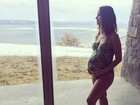 Carolina Kasting comemora a 29ª semana de sua segunda gravidez