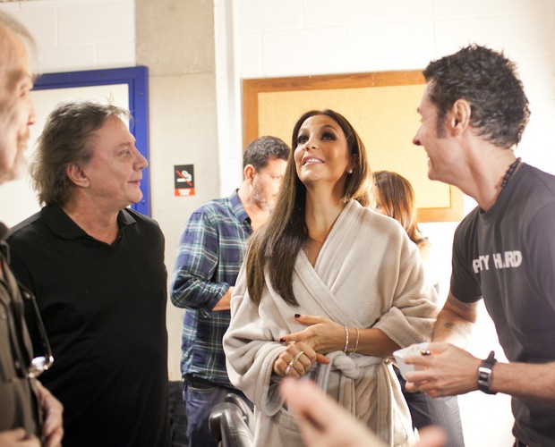 Jurados superstar encontro ensaio musical (Foto: Dafne Bastos/TV Globo)