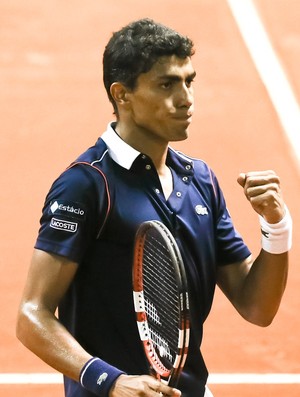 Thiago Monteiro está nas quartas de final (Foto: Ricardo Bufolin/ECP)