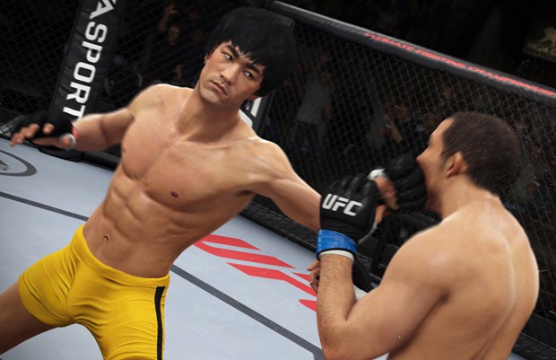 EA anuncia Bruce Lee como lutador selecionável em novo game do UFC Eaufc_brucelee