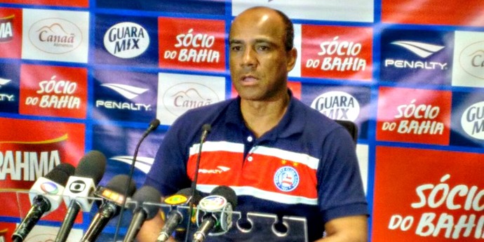 Sérgio Soares durante entrevista coletiva na Fonte Nova (Foto: Divulgação/E.C. Bahia) Sérgio Soares durante entrevista coletiva na Fonte Nova (Foto: Divulgação/E.C. Bahia)