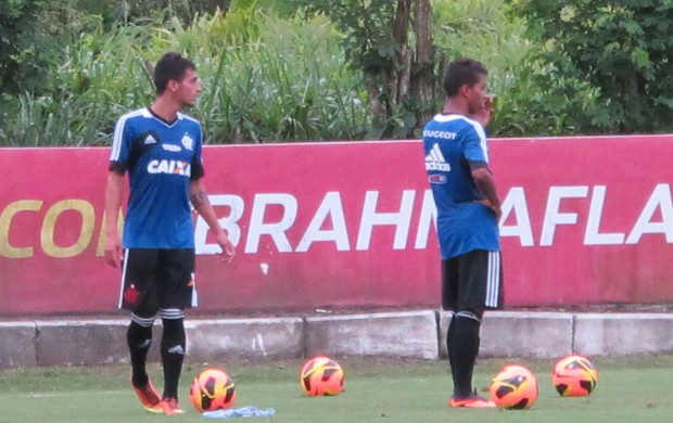 Pablo e Marquinhos Flamengo (Foto: Richard Souza)
