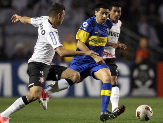 Riquelme Boca Juniors x Corinthians (Foto: Reuters)