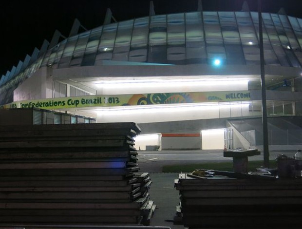 Arena Pernambuco Obras (Foto: Edgard Maciel De Sá)