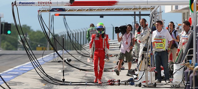 Felipe Massa GP da Hungria 2008 Ferrari (Foto: Getty Images)