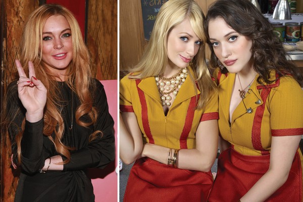 Lindsay Lohan terá participação especial em '2 Broke Girls' (Foto: Getty Images / Divulgação)